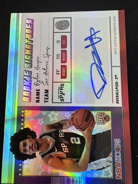 Dylan Harper – Rookie Signatures